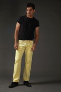 Single Red Color Relax Fit Jeans - Rohit Bal