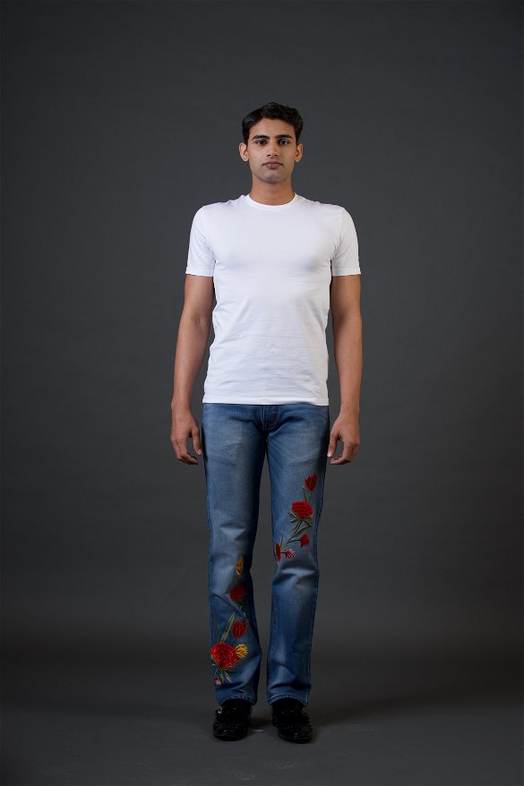 Buy online Blue Denim Jeans from Clothing for Men by Ankit Collection for  ₹749 at 12% off