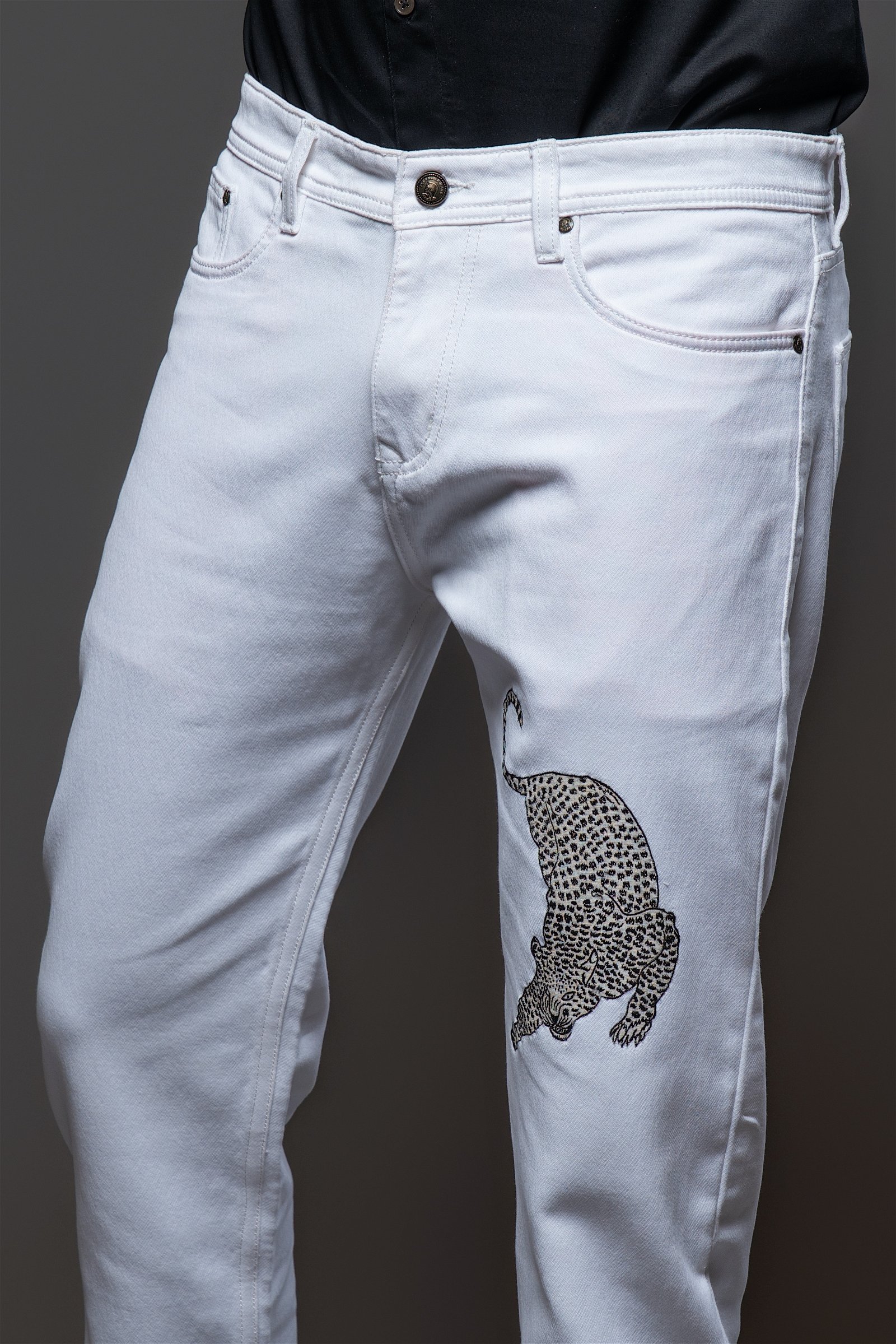 Denim shorts Off - Prichard skinny denim jeans - White - GenesinlifeShops  Bermuda