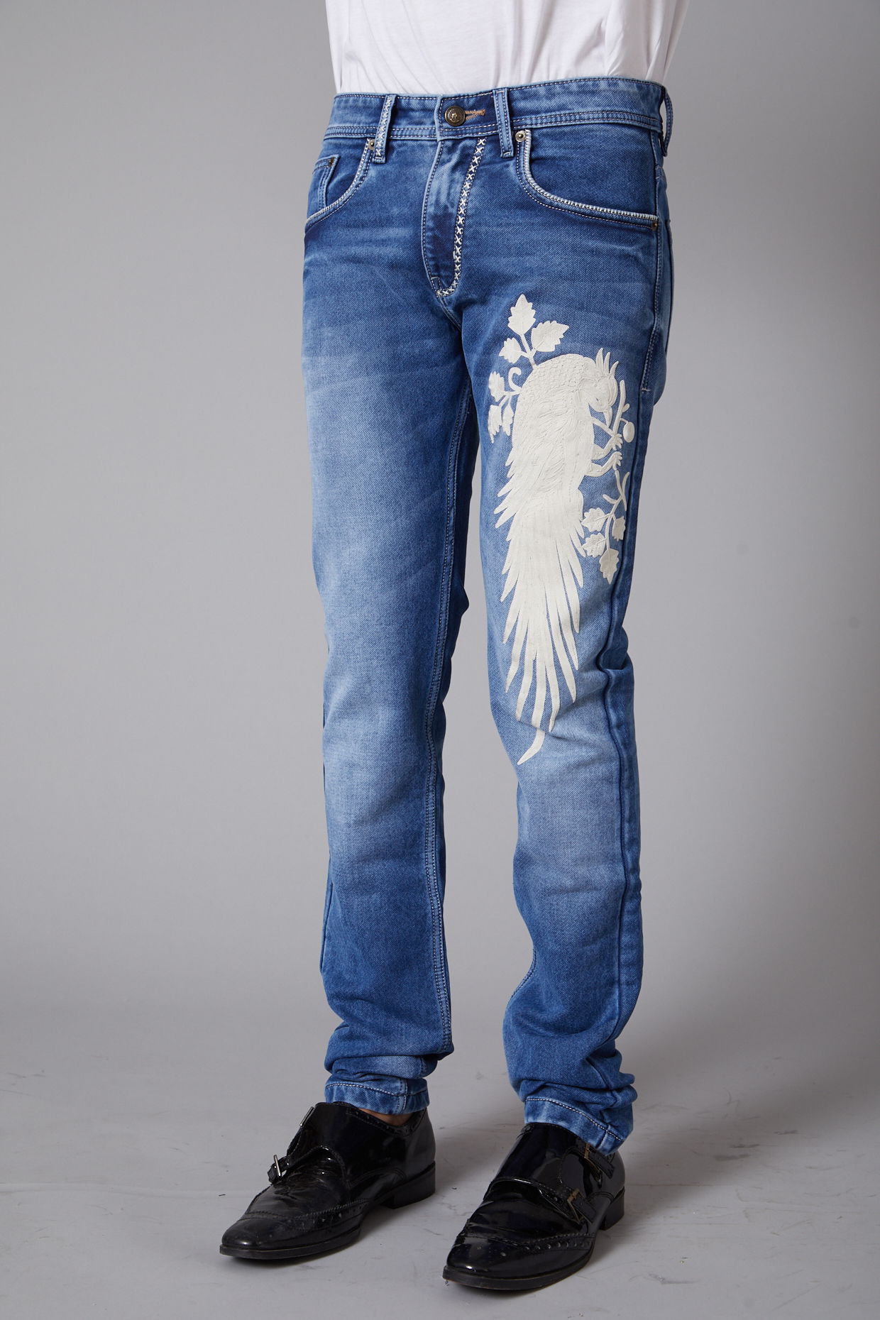 Embroidered Jeans